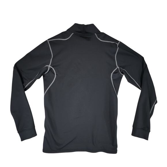 Nike Pro ThermaFit L Moc Neck Pullover Women Black White Compression Performance - Picture 2 of 14
